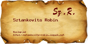 Sztankovits Robin névjegykártya